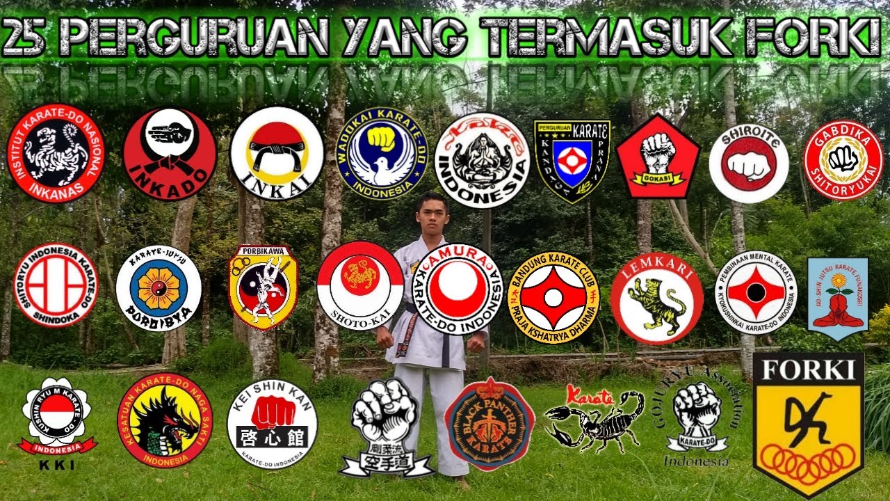 Mengenal 25 Nama Perguruan Karate Di Indonesia/Karate Technique - YouTube